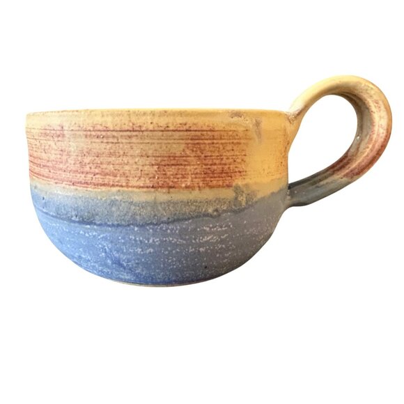 Vintage Handmade Ceramic oversized coffee mug glazed pottery art Cameron Covert - Picture 10 of 10